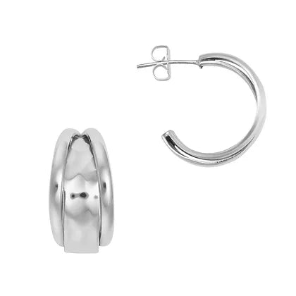 Silver Hoop Earrings