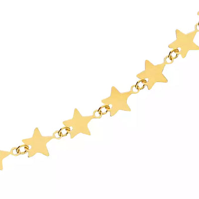 18ct Gold Vermeil Silver Star Necklace