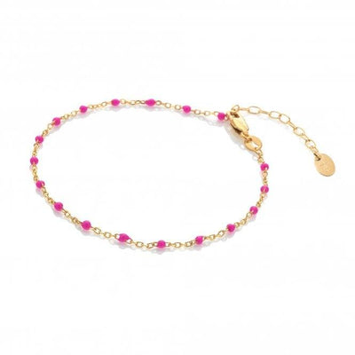 Hot Diamonds Gold and Pink Ocean Bracelet - Rococo Jewellery