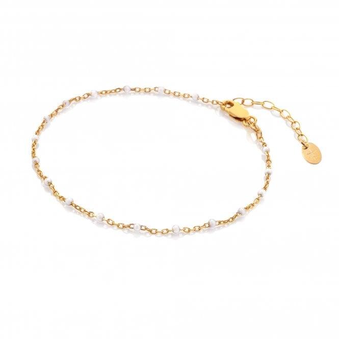 Hot Diamonds Gold and White Ocean Bracelet - Rococo Jewellery