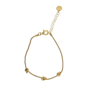 Gold Vermeil Knot Bracelet