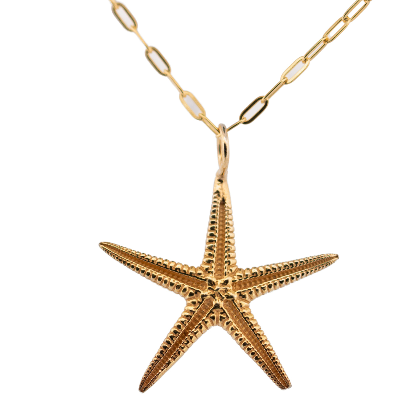 Dainty London 9ct Gold Starfish Necklace