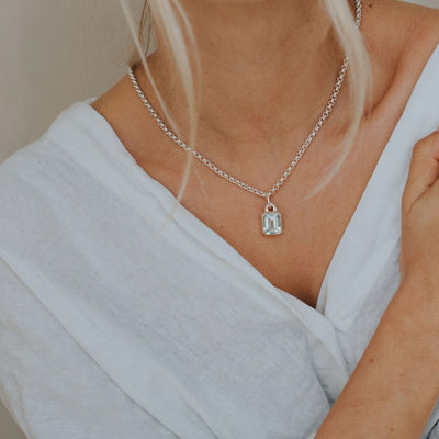 Dainty London Silver Maxi Giselle Necklace