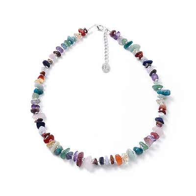 Carrie Elspeth Multicolour Semi-Precious Gems Full Necklace