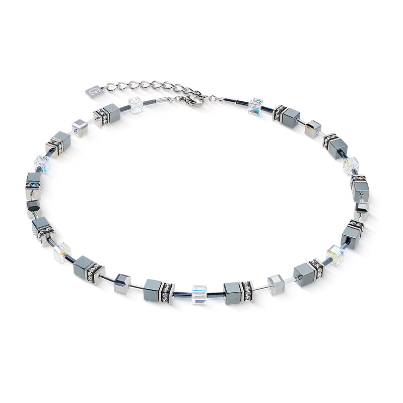 Coeur De Lion GeoCUBE® Platinum Necklace