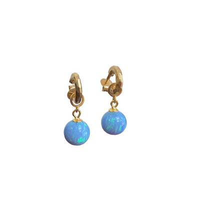 Yaron Morhaim Gold and Opal Earrings