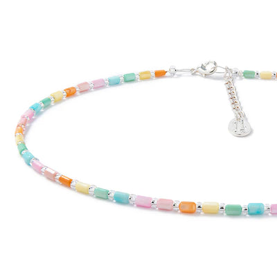 Carrie Elspeth Pastel Rainbow Seashell Full Necklace