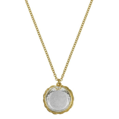 Alex Monroe Gold and Silver Apple Pie Necklace