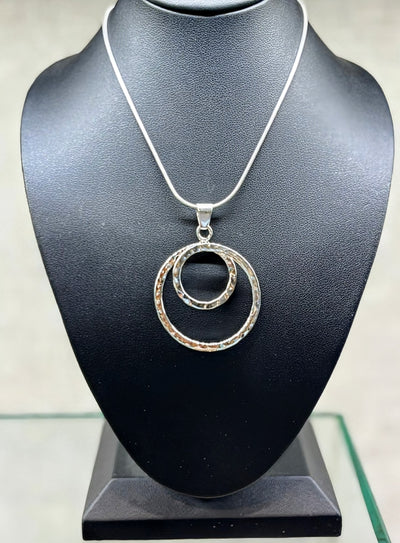 Sterling Silver Everlasting Circles Pendant