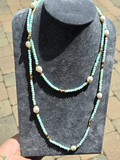 Yaron Morhaim Long Peruvian Opal Necklace