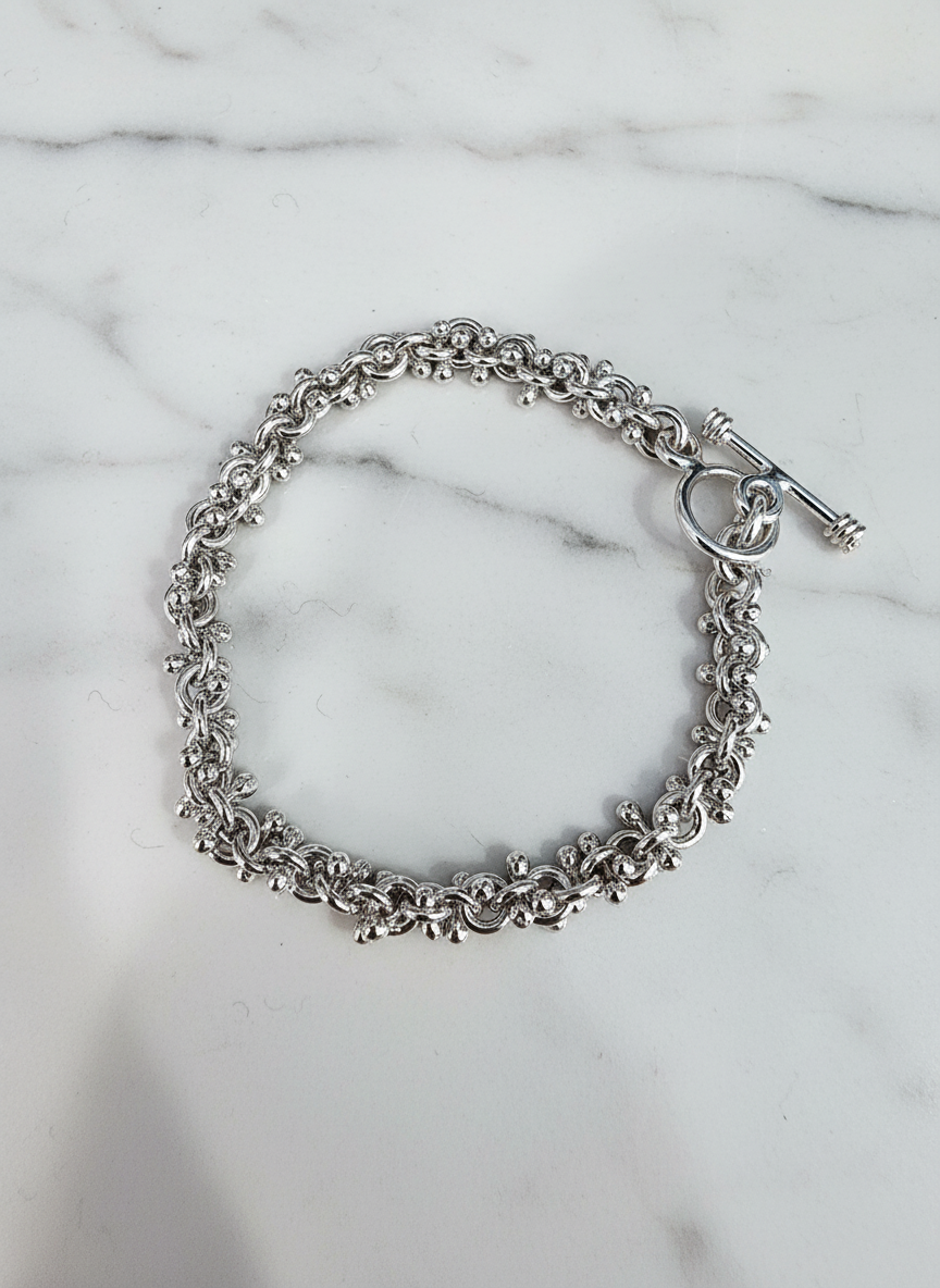 Gold Vermeil Cluster Ball Bracelet