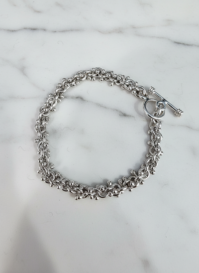 Gold Vermeil Cluster Ball Bracelet