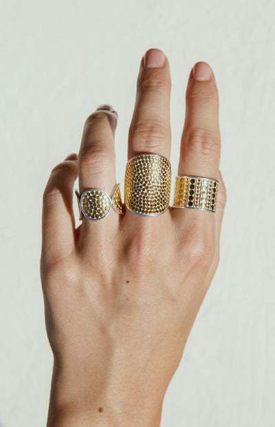 Anna Beck Contrast Dot Band Ring