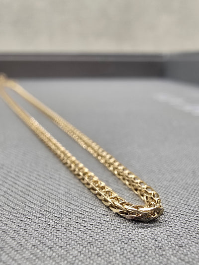 18ct Yellow Gold Filed Spiga Chain Necklace
