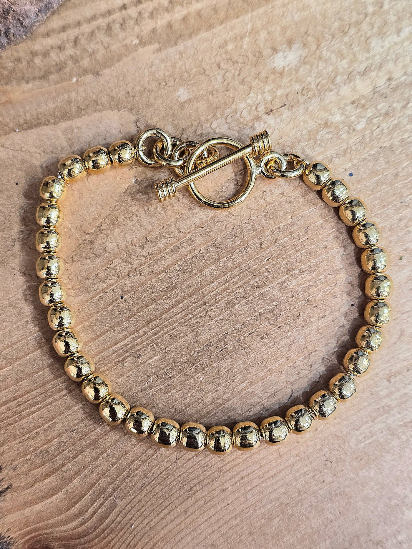 Gold Vermeil Ball Beads Bracelet
