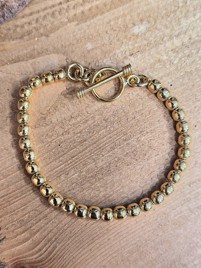 Gold Vermeil Ball Beads Bracelet