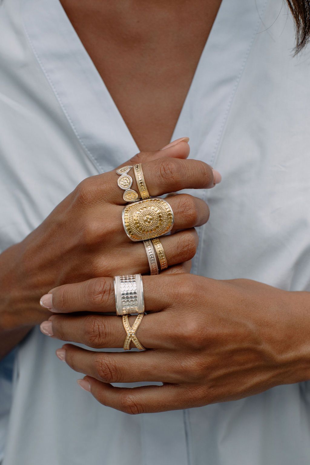 Anna Beck Classic Saddle Ring