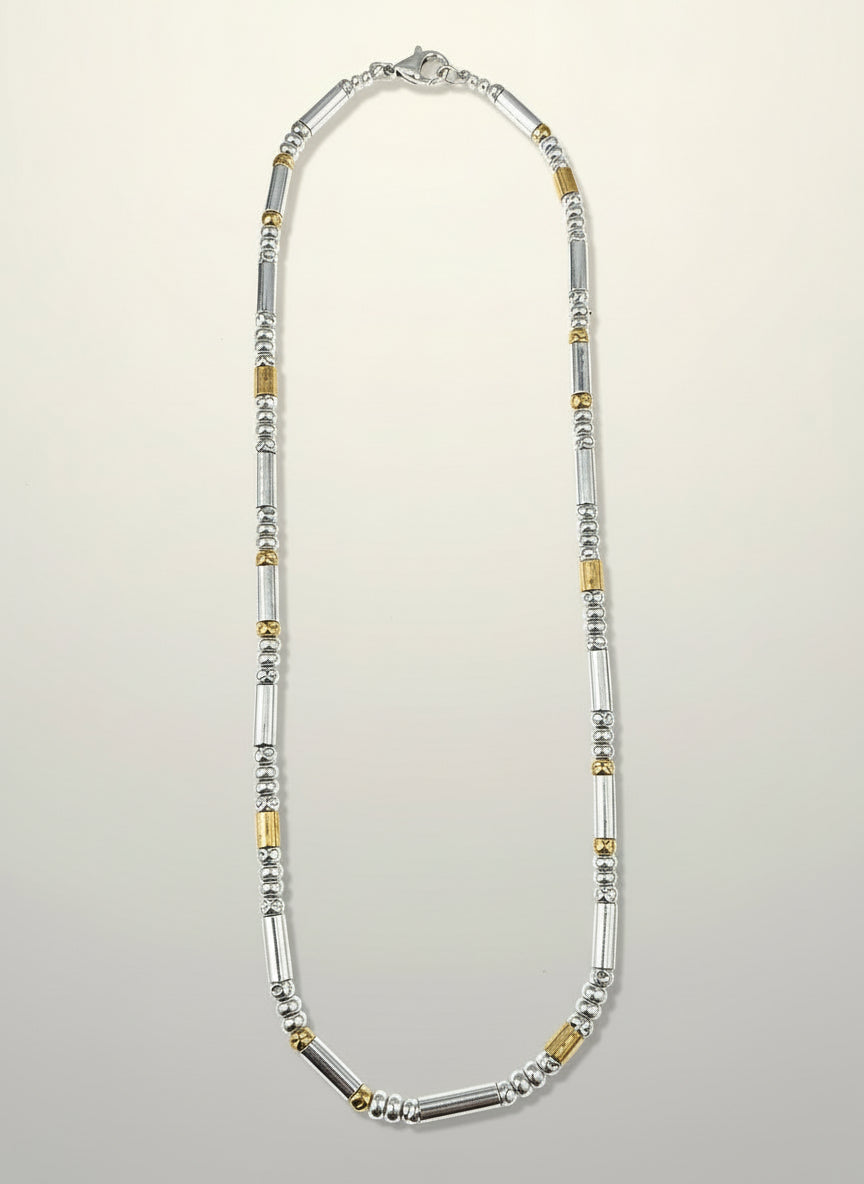Yaron Morhaim 14ct Gold Fill and Sterling Silver Necklace