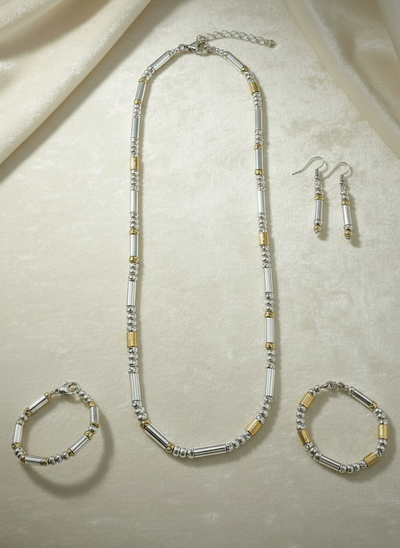 Yaron Morhaim 14ct Gold Fill and Sterling Silver Necklace