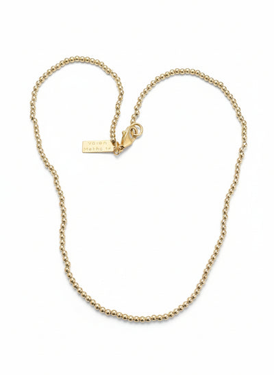 Yaron Morhaim 14ct Gold Fill Beads Necklace