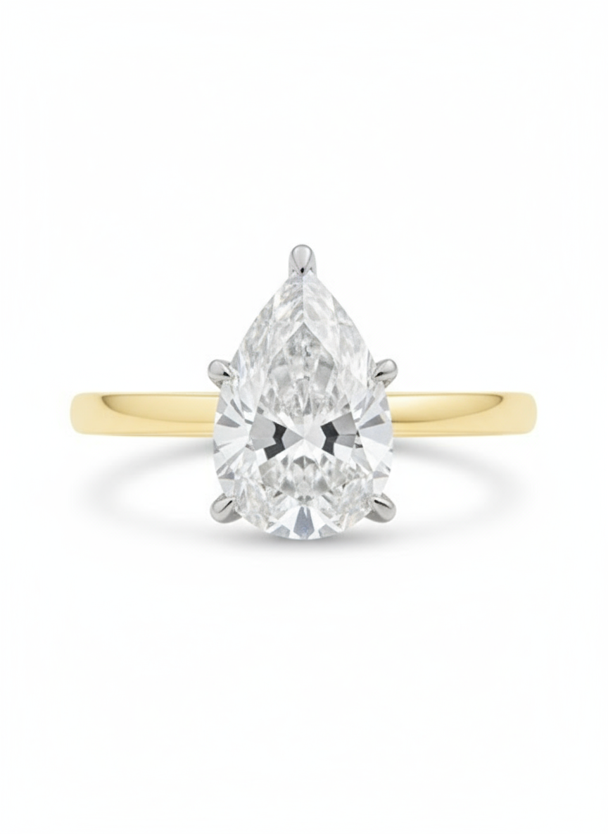 18ct Gold 2.07ct Lab Grown Diamond Ring