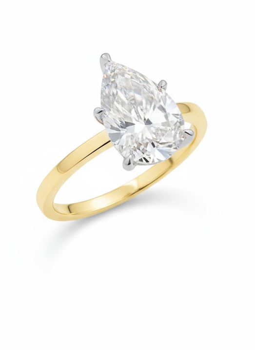 18ct Gold 2.07ct Lab Grown Diamond Ring