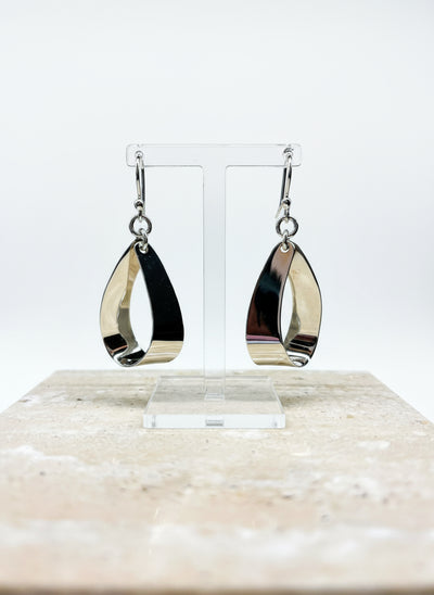 Sterling Silver  Loop Drop Earrings