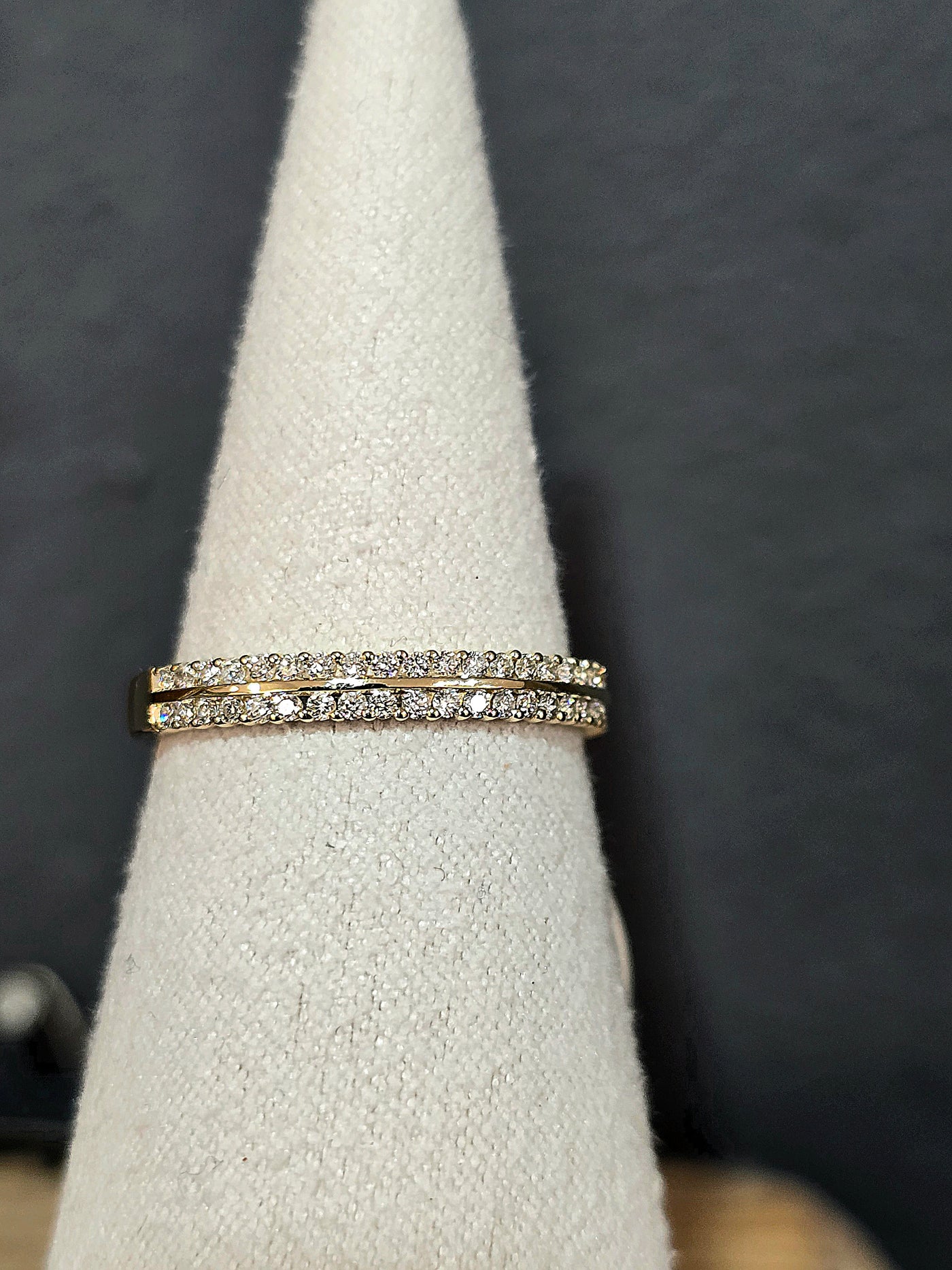 9ct Yellow Gold 50 Diamonds Ring
