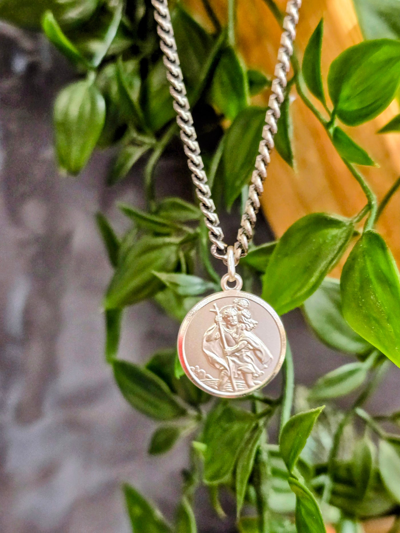 Sterling Silver St Christopher Pendant