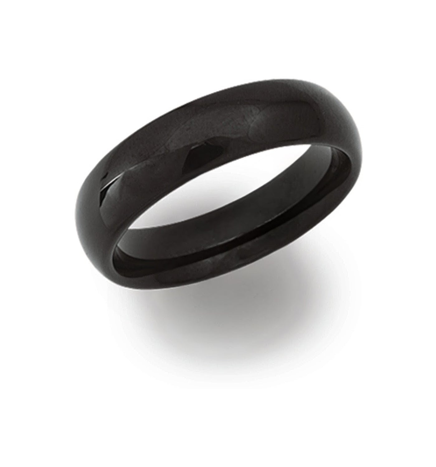 Tungsten Carbide Black IP Plating Ring