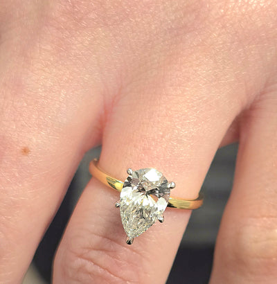 18ct Gold 2.07ct Lab Grown Diamond Ring