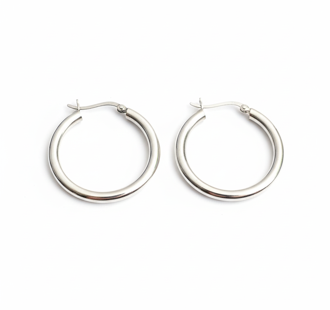 Sterling Silver Hoop Earrings