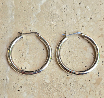 Sterling Silver Hoop Earrings