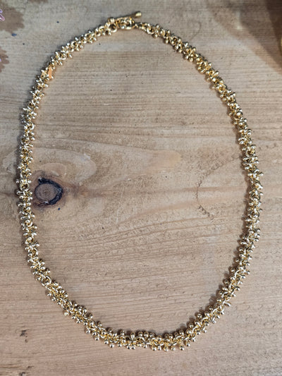 Gold Vermeil Cluster Ball Necklace
