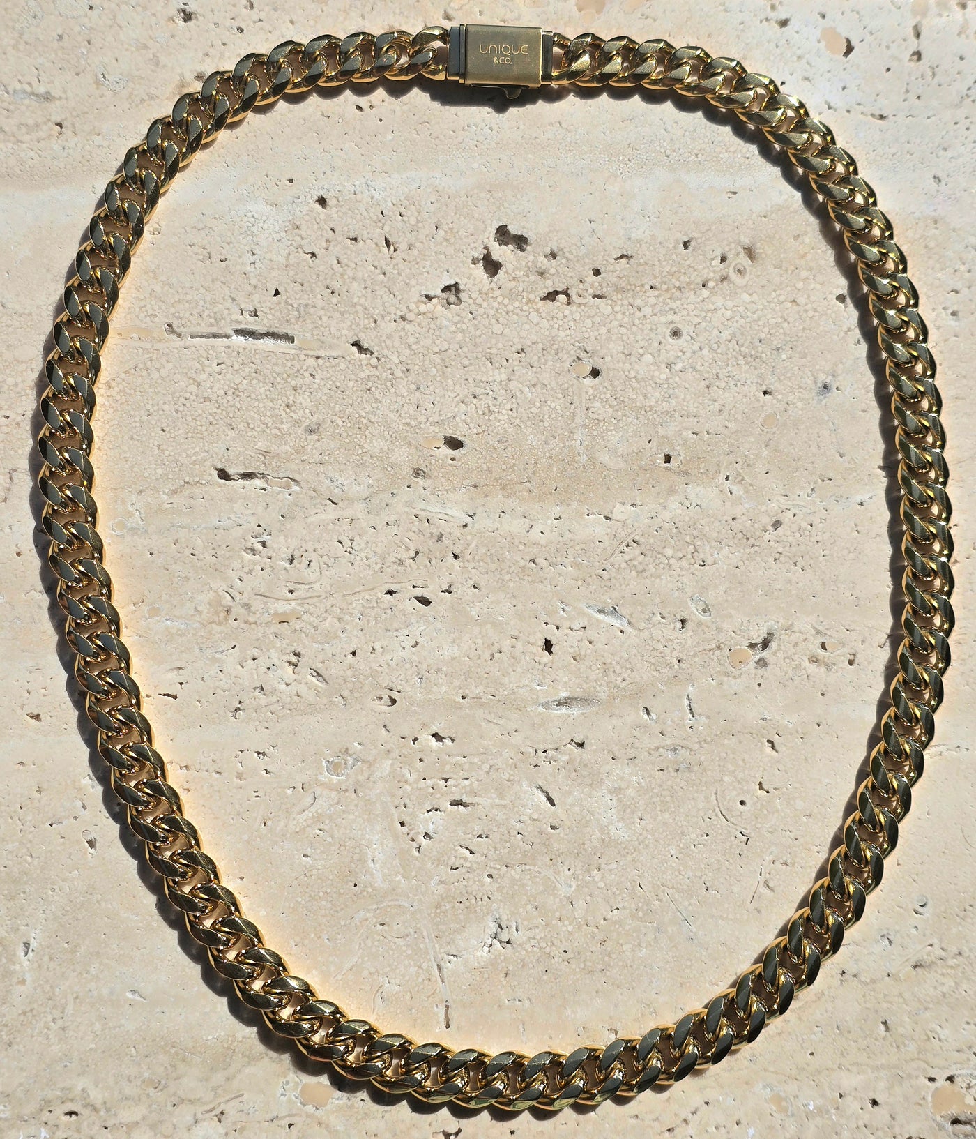 Unique & Co Stainless Steel Yellow IP Plated Necklace
