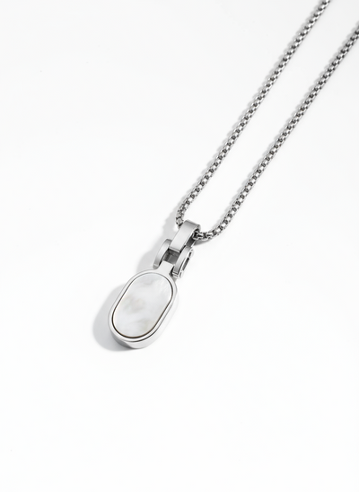 Oval Stainless Steel Tag Pendant
