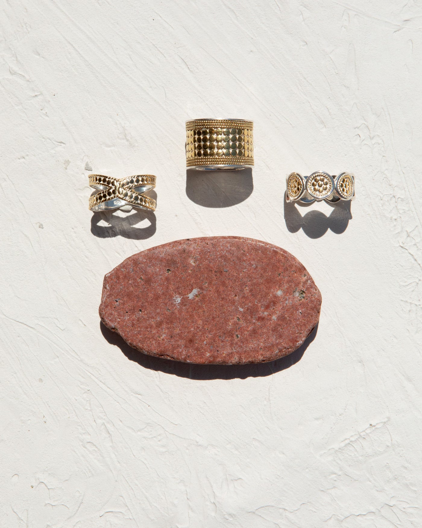 Anna Beck Gold Classic Cross Ring