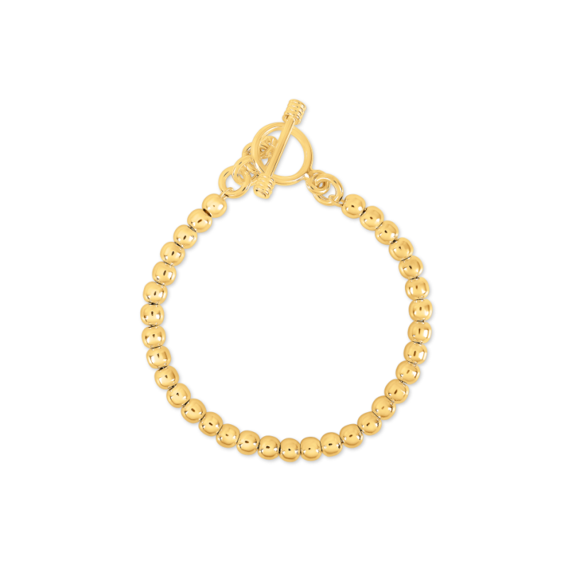Gold Vermeil Ball Beads Bracelet