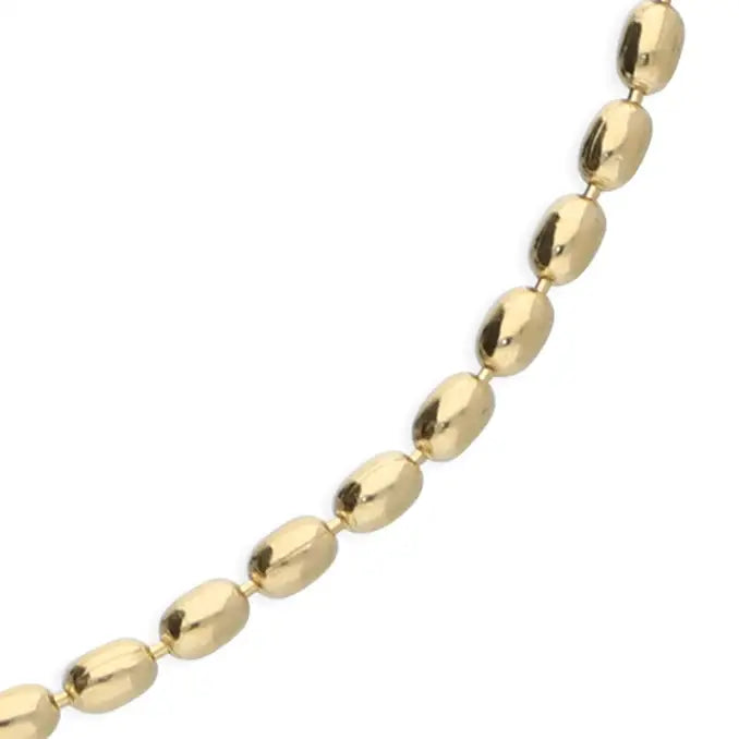 24ct Gold Plated Sterling Silver Seed Bracelet