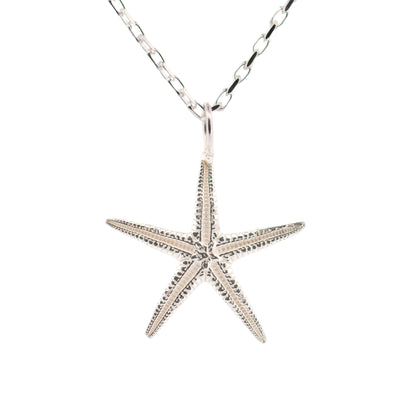 Dainty London Maxi Silver Starfish Necklace