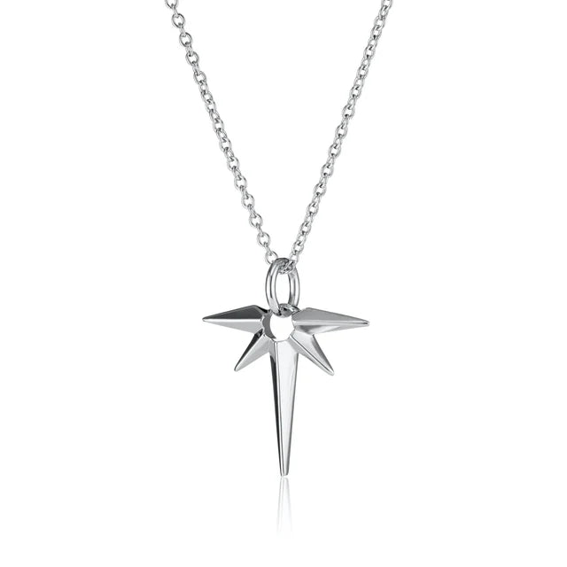 Scream Pretty Silver Angel Star Necklace