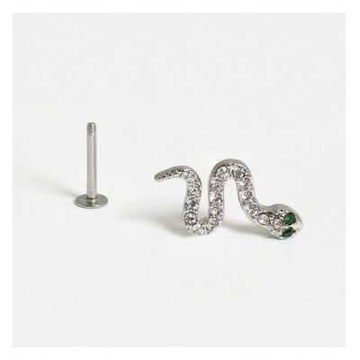 Snake Single Stud - Rococo Jewellery