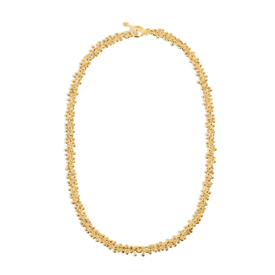 Gold Vermeil Cluster Ball Necklace