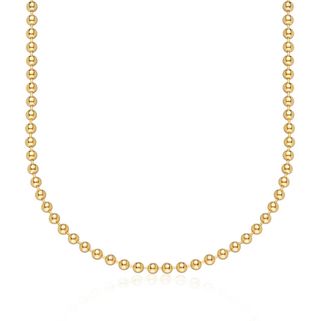 Scream Pretty 18ct Gold Vermeil Ball Chain Necklace