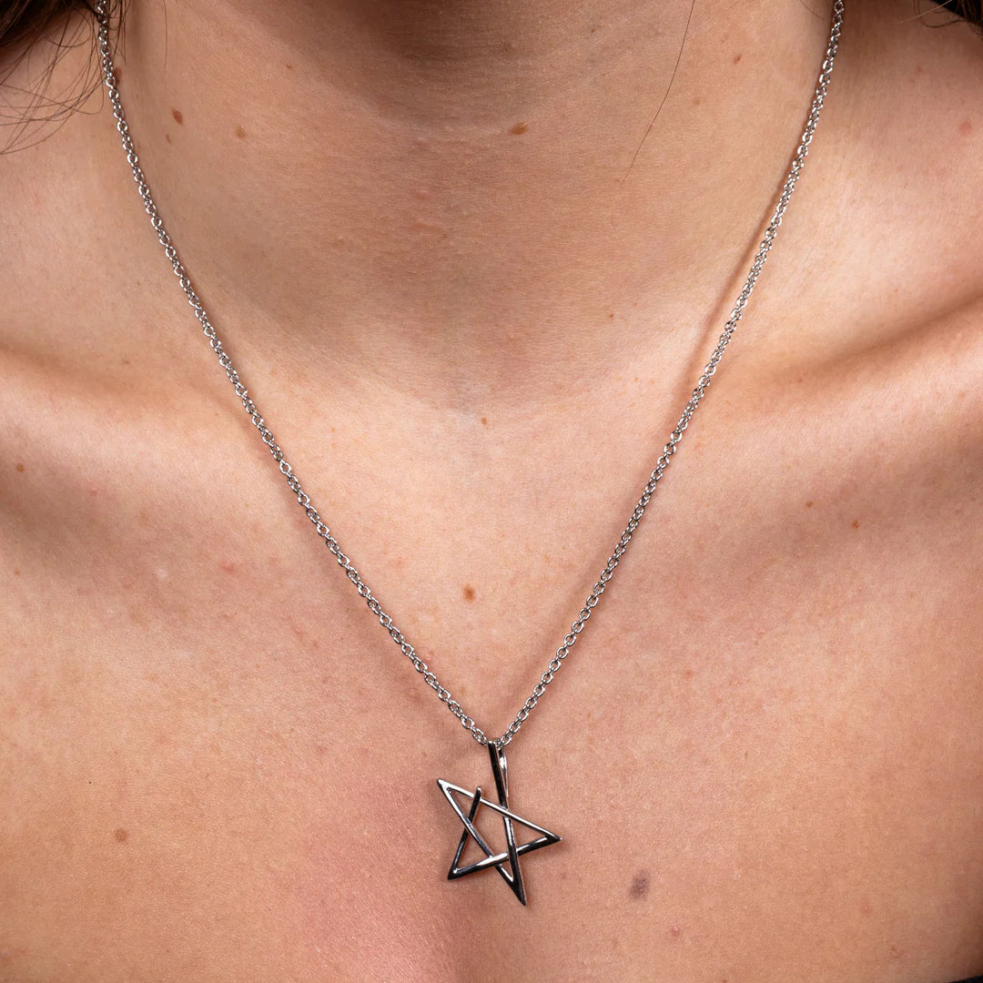 Lucy Q Sterling Silver Sol Star Pendant Necklace