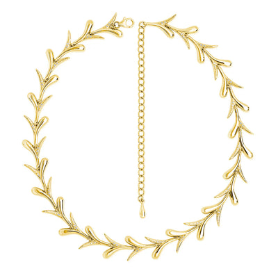 Lucy Q Sycamore Gold Vermeil White Topaz Necklace