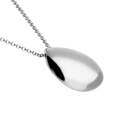 Sterling Silver Teardrop Pendant Necklace