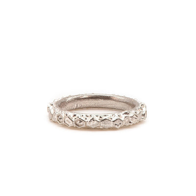 Dainty London Silver Hebe Ring - Rococo Jewellery
