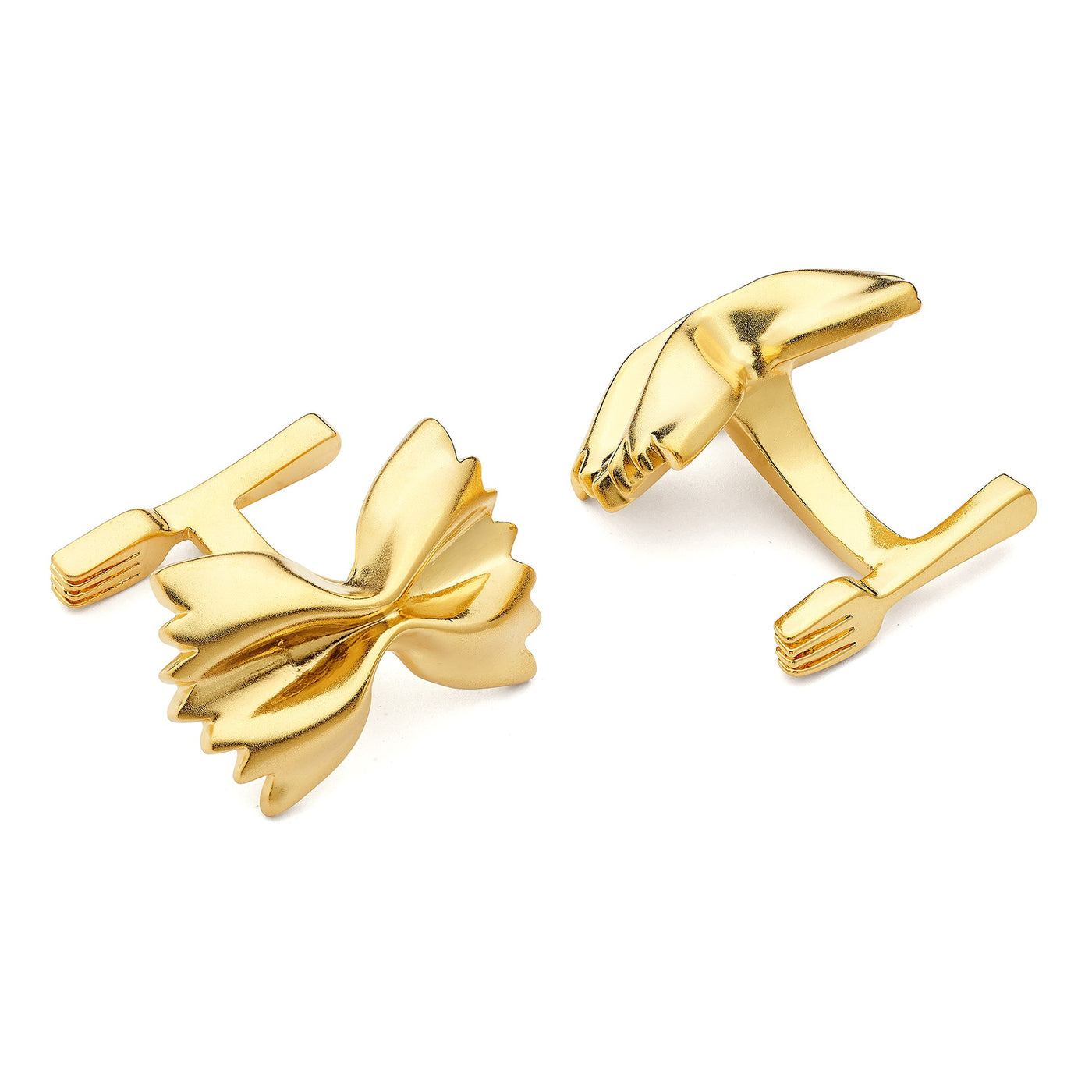 Babette Wassermann Gold Plated Farfalle Cufflinks