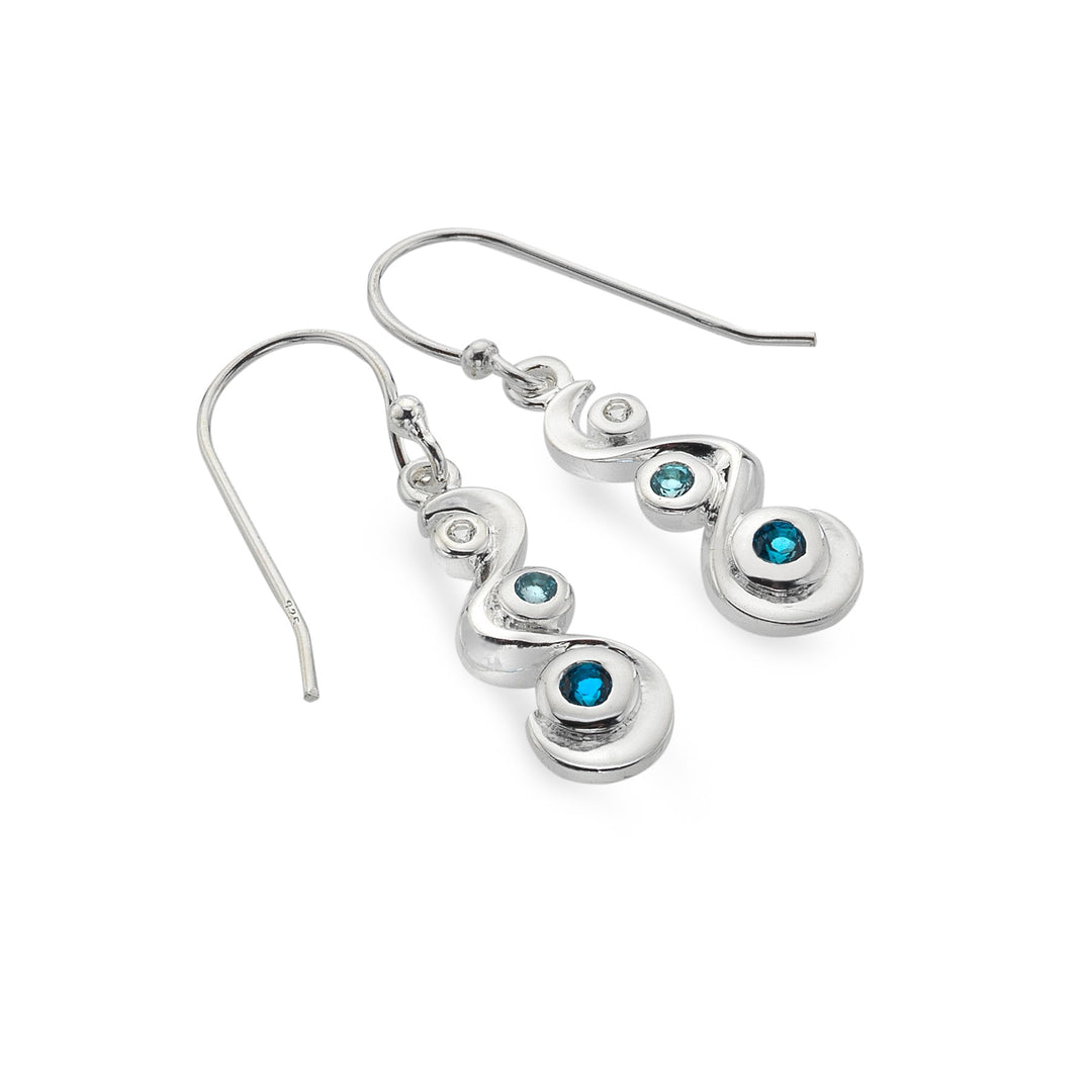 【VASEUL】Rococo Onyx Silver Earrings ピアス Punk Rock Earring Stainless Steel | Hoop Earrings | Men